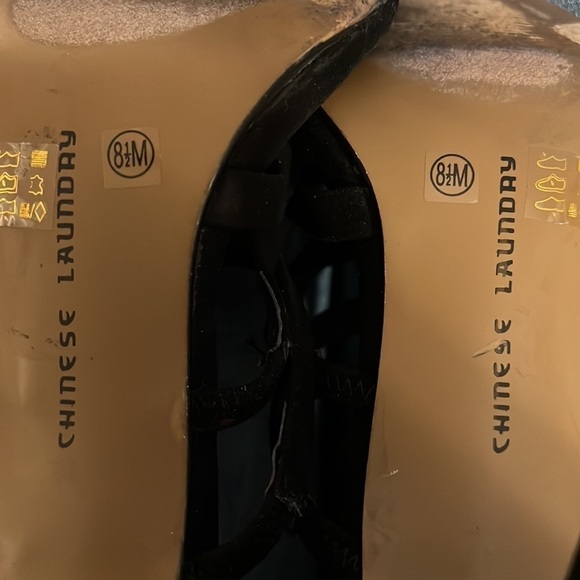 Chinese Laundry Lacey Micro suede ankle strap heels strappy sandals Sz 8 1/2 - Picture 8 of 10